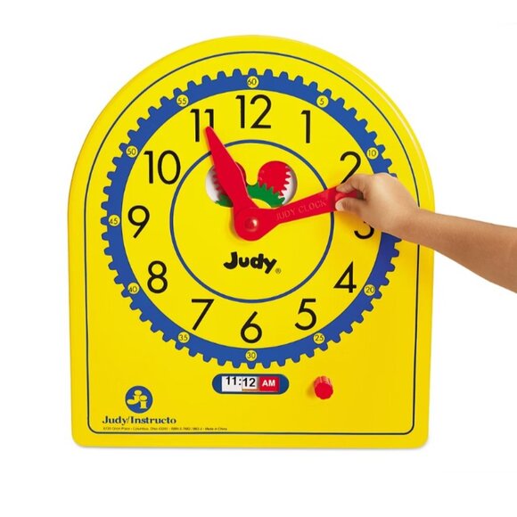 GIANT 16.5" Judy Instructo Teaching Gear Clock Digital Analog Classroom Supplies - Picture 11 of 11